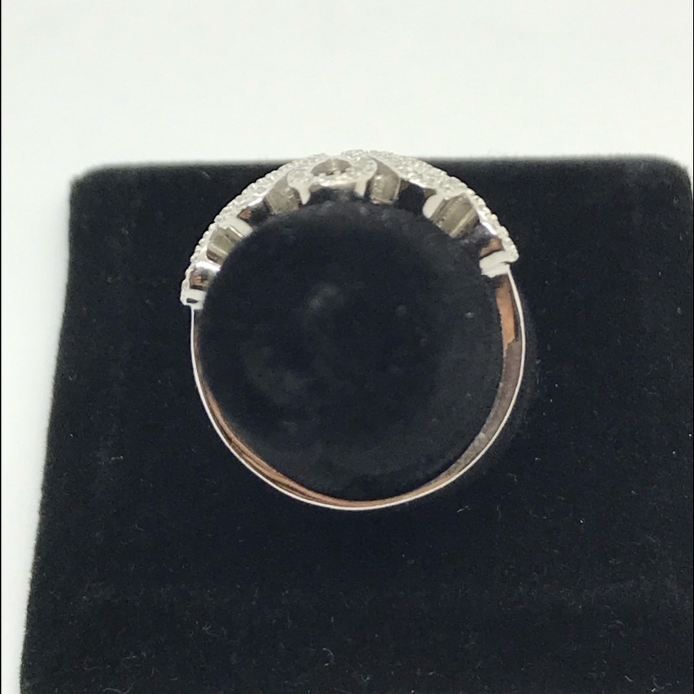 925 Sterling Silver Zigzag Design Ring - image 3